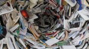 a tunnel made of books
