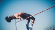 a highjumper clearing the bar