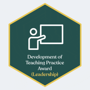 Development of Teaching Practice Award (Leadership) Product Logo