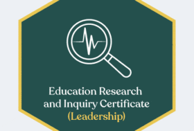 Education Research and Inquiry Certificate (Leadership) Logo