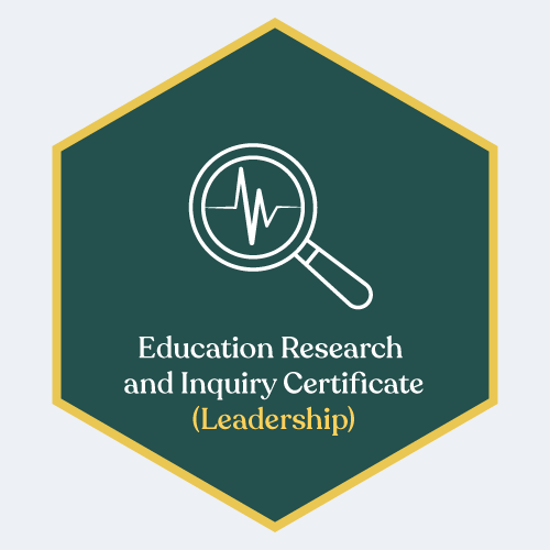 Education Research and Inquiry Certificate (Leadership) Logo