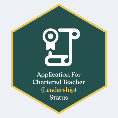 Application for Chartered Teacher (Leadership) Status